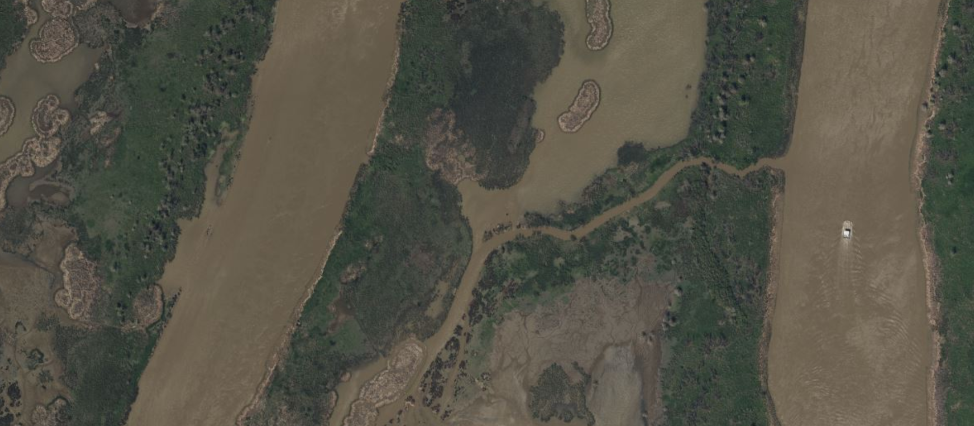 Louisiana Aerial Map 